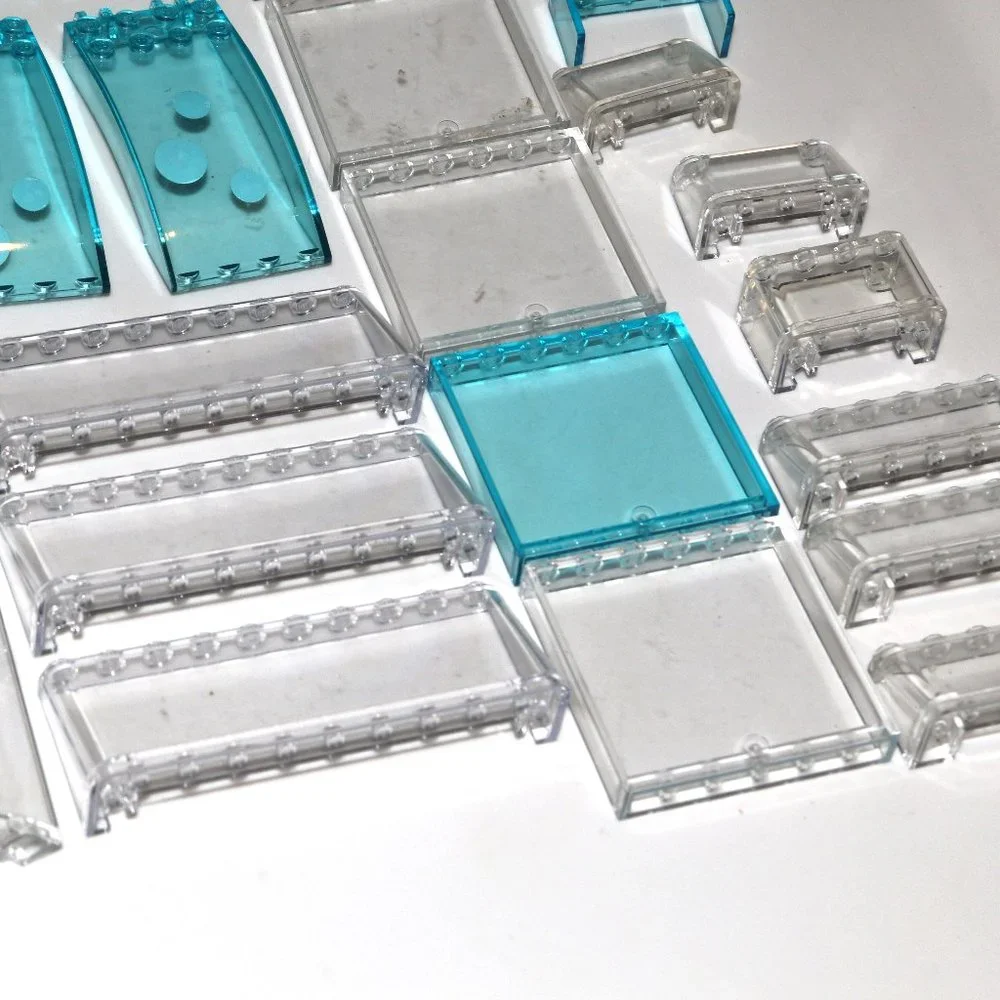 LEGO clear windscreen 3823, 24607, 4176, panel 59349, 46413, 46361, dome canopy